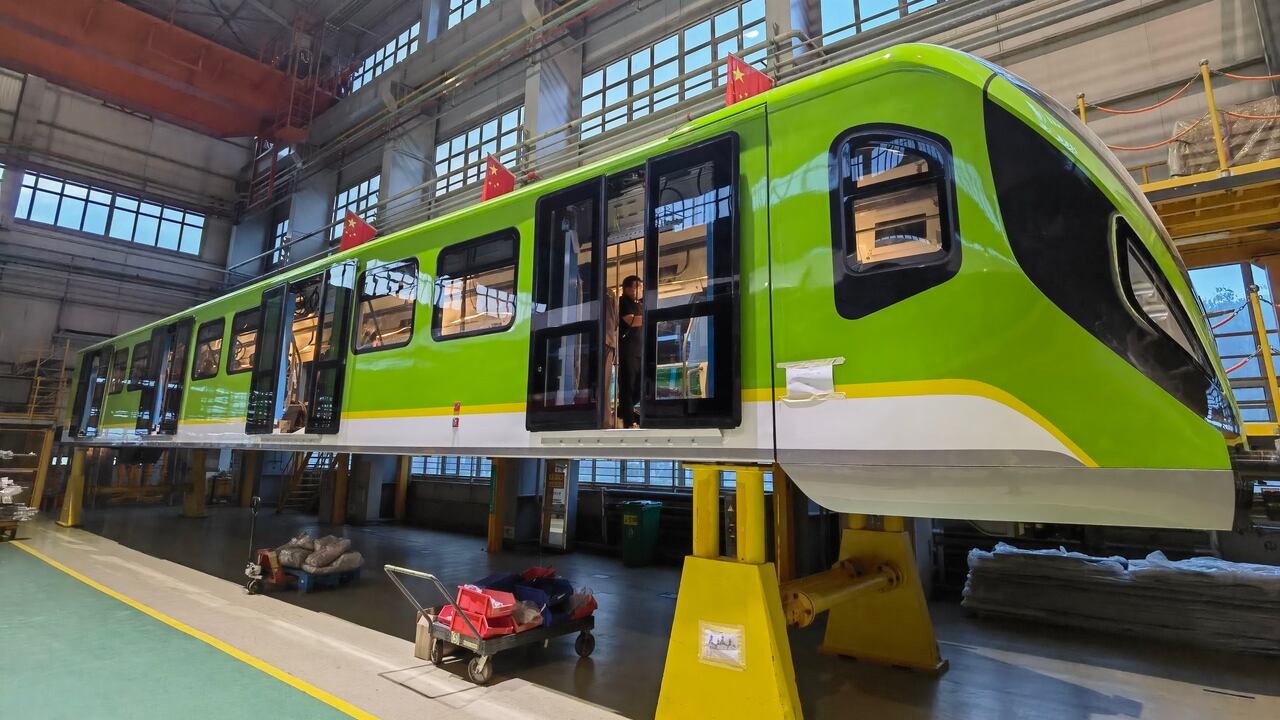 Metro de Bogotá tiene su primer vagón