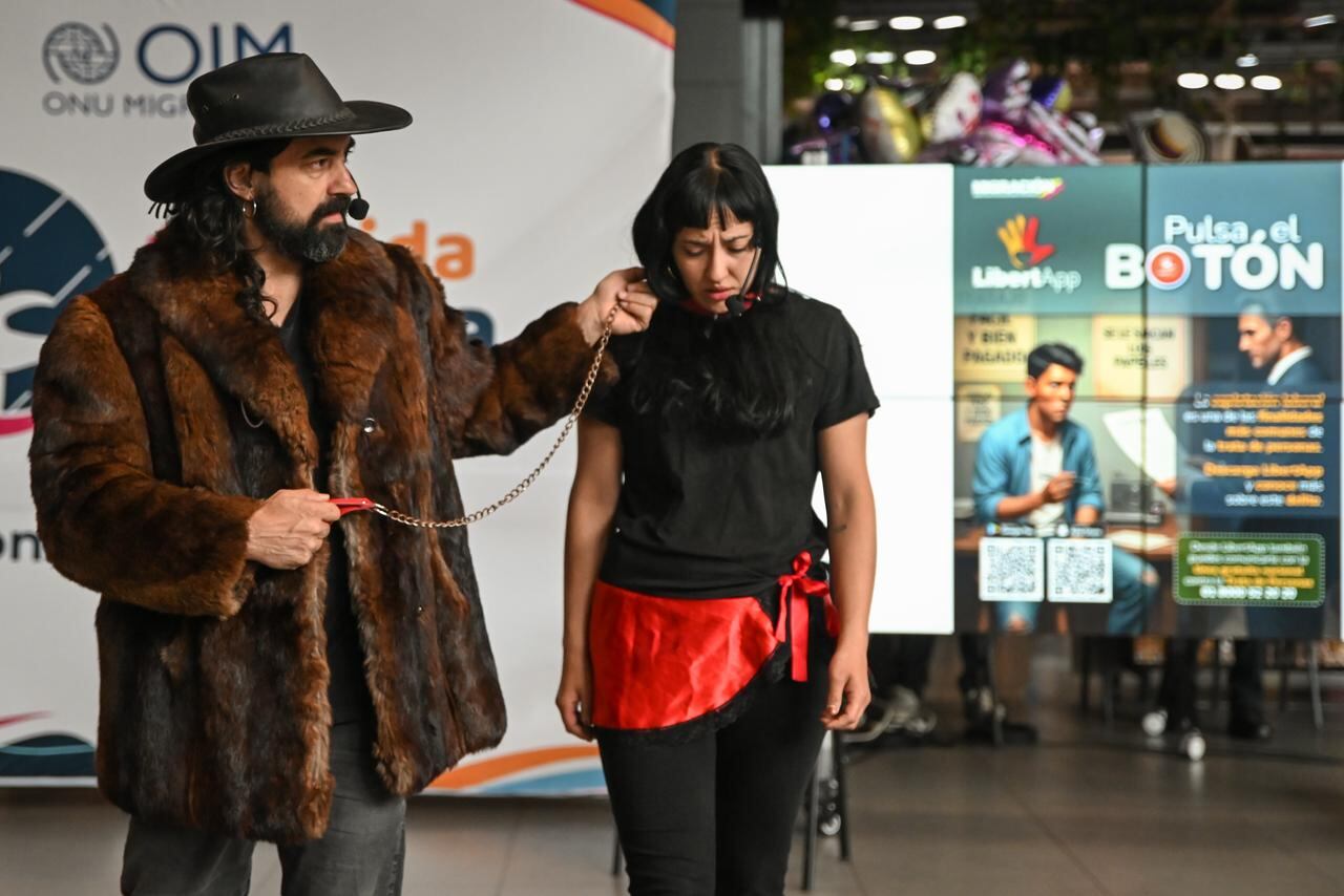 Estrategia contra la trata de personas en Bogotá.