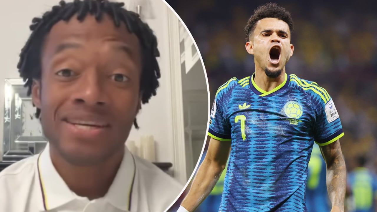 Juan Guillermo Cuadrado felicitó a Luis Díaz por su debut en el Mundial 2026.
