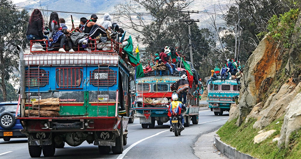 Los paros organizados por el Cric en vías del Cauca ya no cuentan con el respaldo total de las comunidades indígenas de la región.