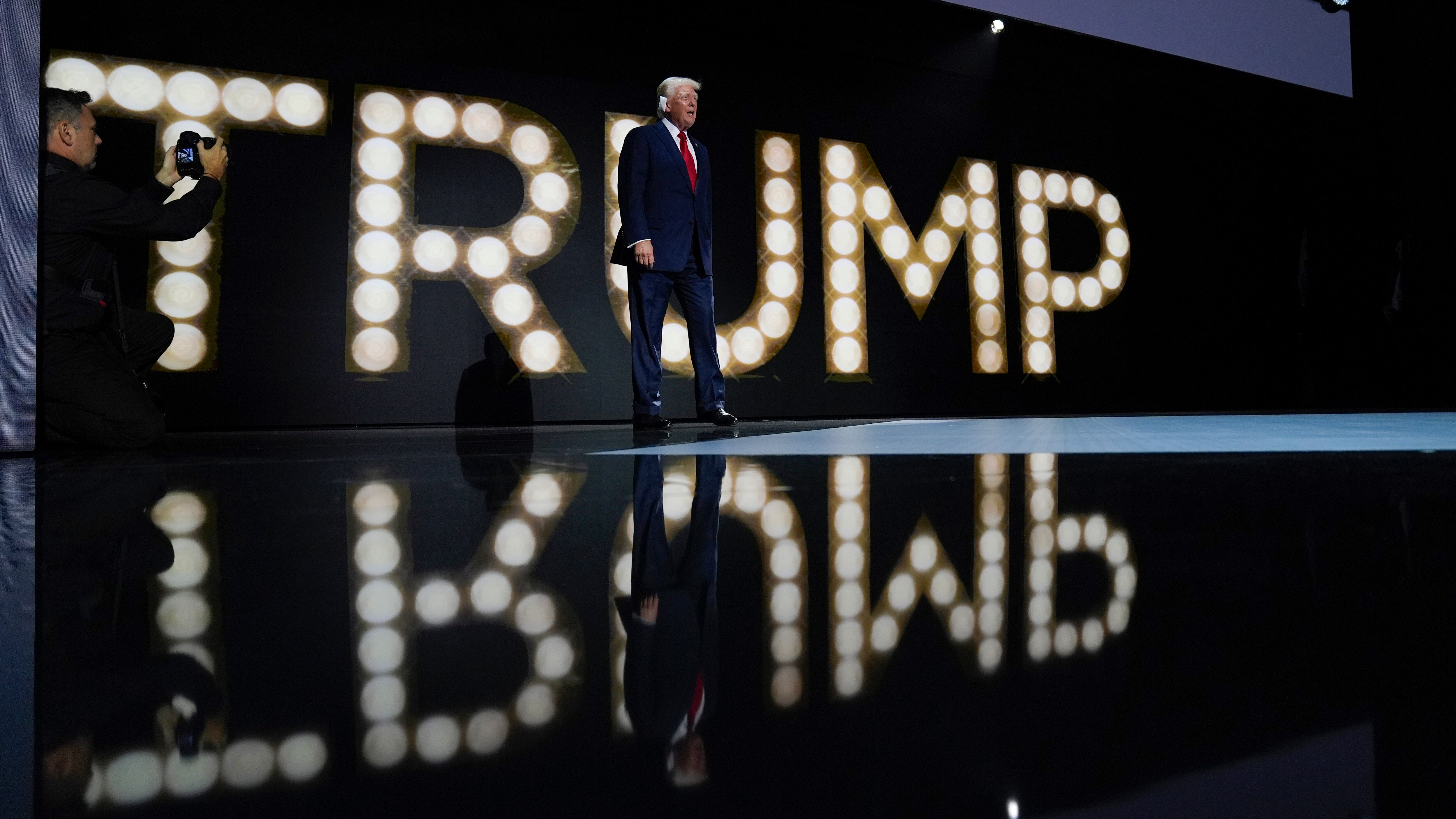 Donald Trump en la convención republicana