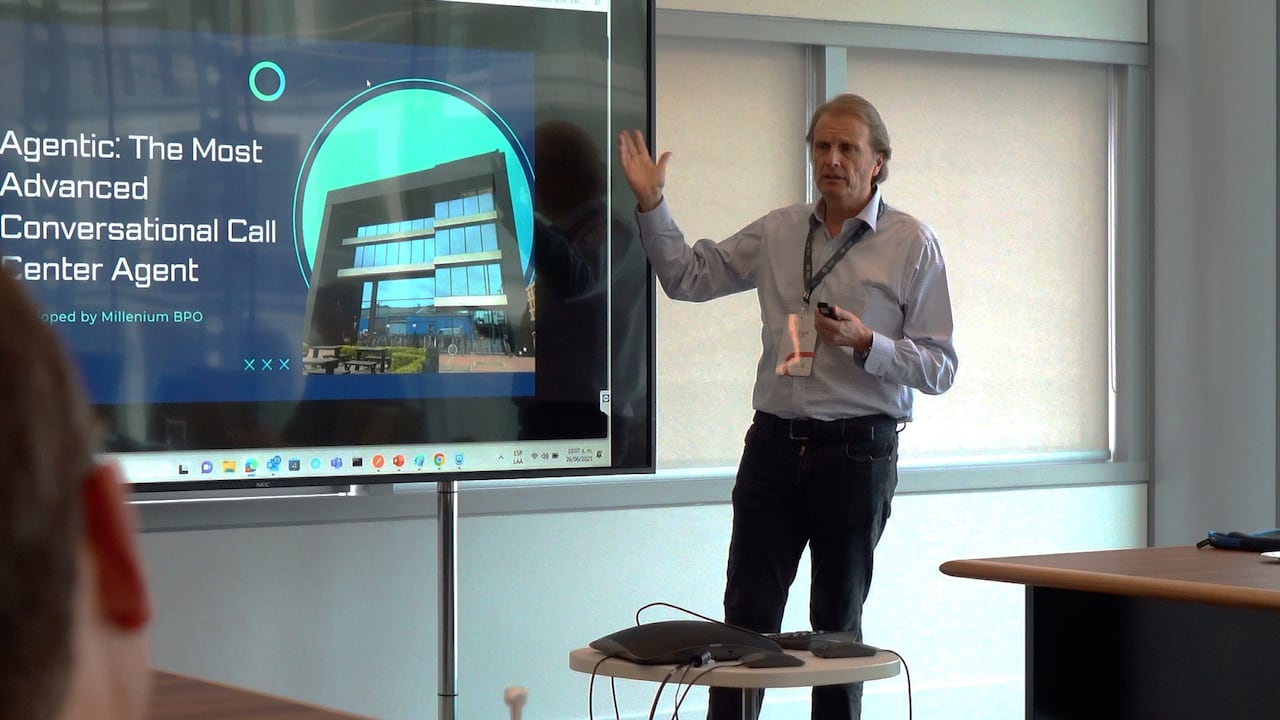 Andrés Zuluaga, CEO de Millenium BPO.