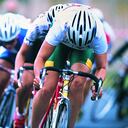 Ciclistas en Europa.