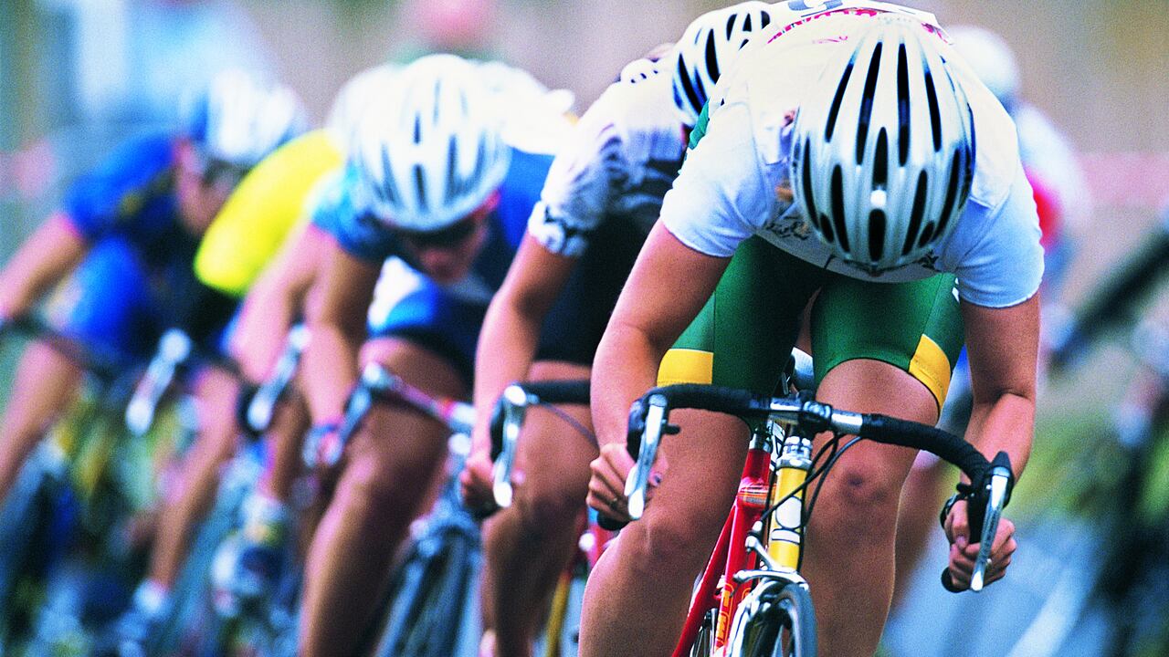 Ciclistas en Europa.