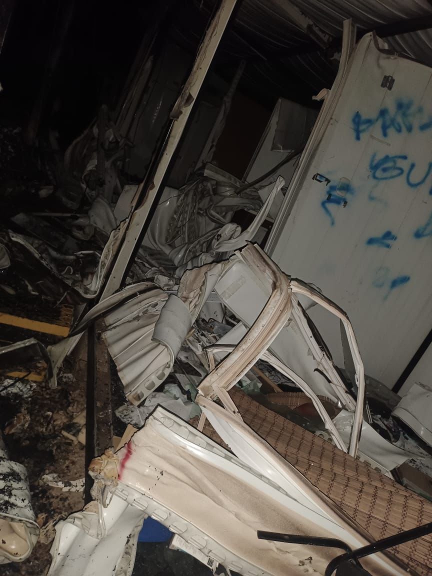 Lo último: estas son las primeras imágenes de los daños al interior del campo petrolero en Los Pozos, en Caquetá.