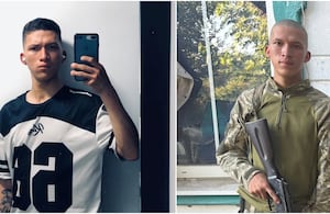 Joven Santiago Rueda reportado como desaparecido en Ucrania.