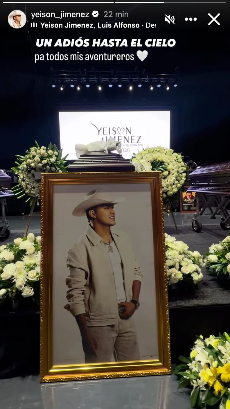Así está el Movistar Arena por dentro en el homenaje póstumo a Yeison Jiménez.