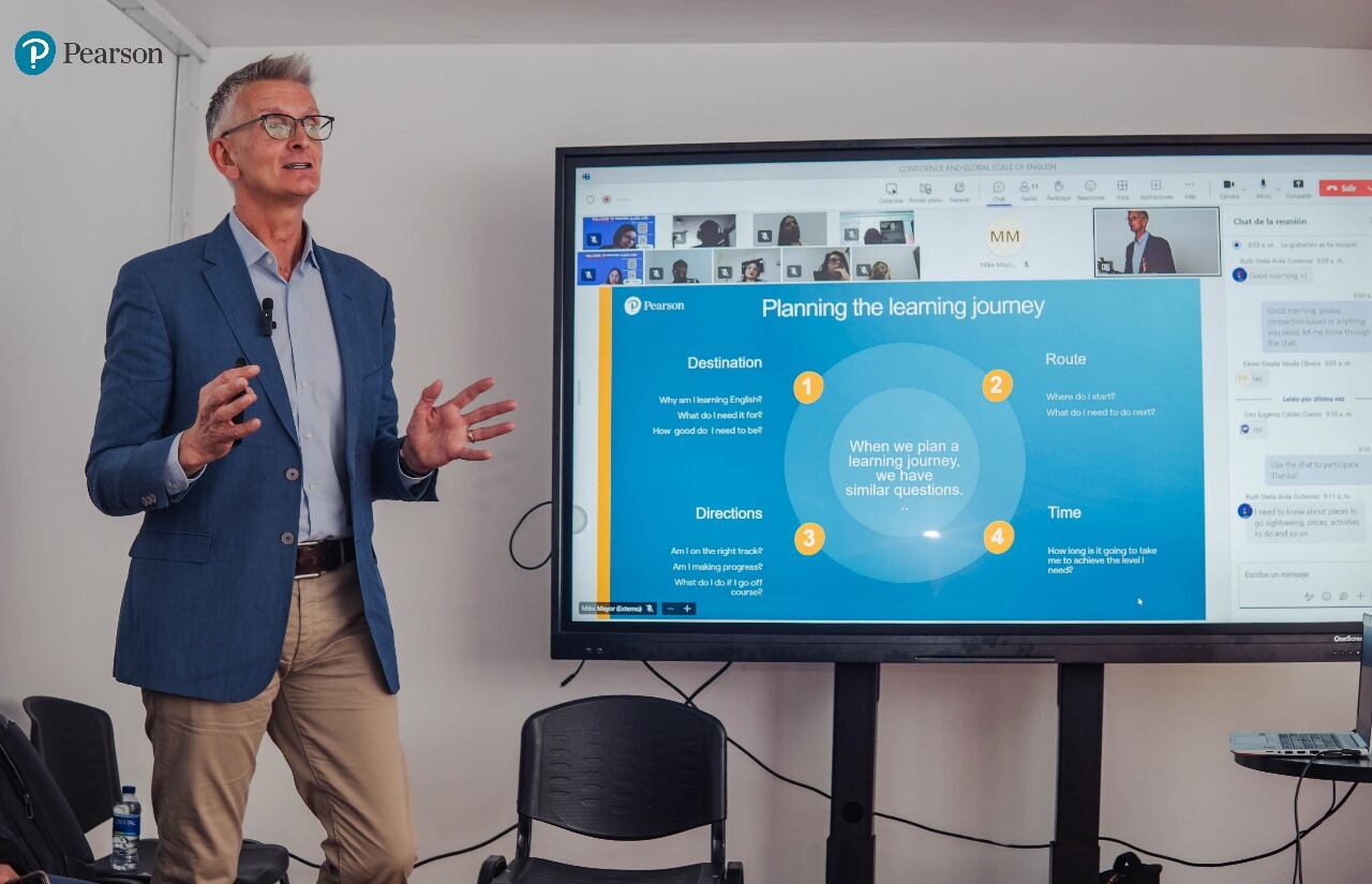 Mike Mayor, director senior de Escala Global de Inglés en Pearson.