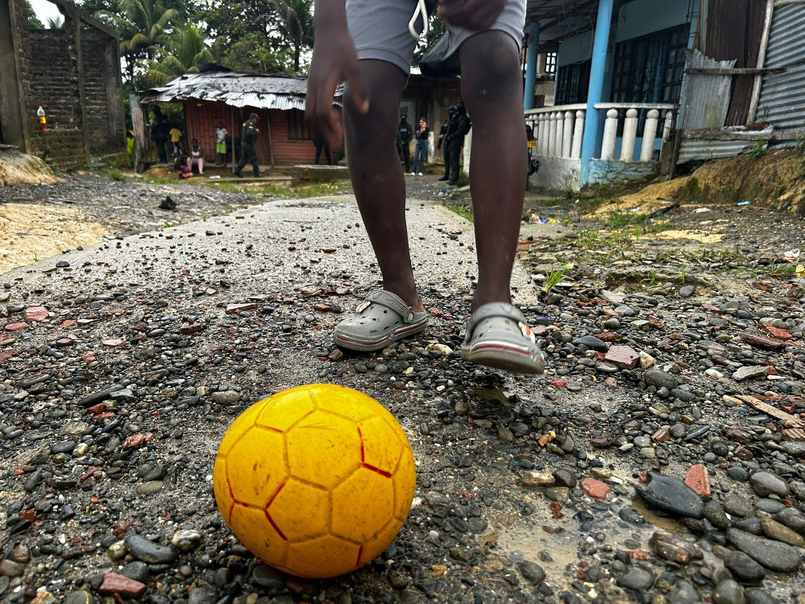 Imágenes de la comuna 12 de buenaventura, la más afectada por la guerra entre los shottas y espartanos