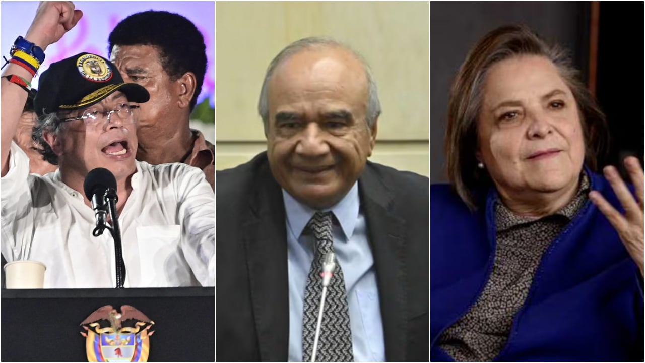 El presidente, Gustavo Petro, en Barranquilla; El magistrado Héctor Carvajal y la senadora Clara López Obregón