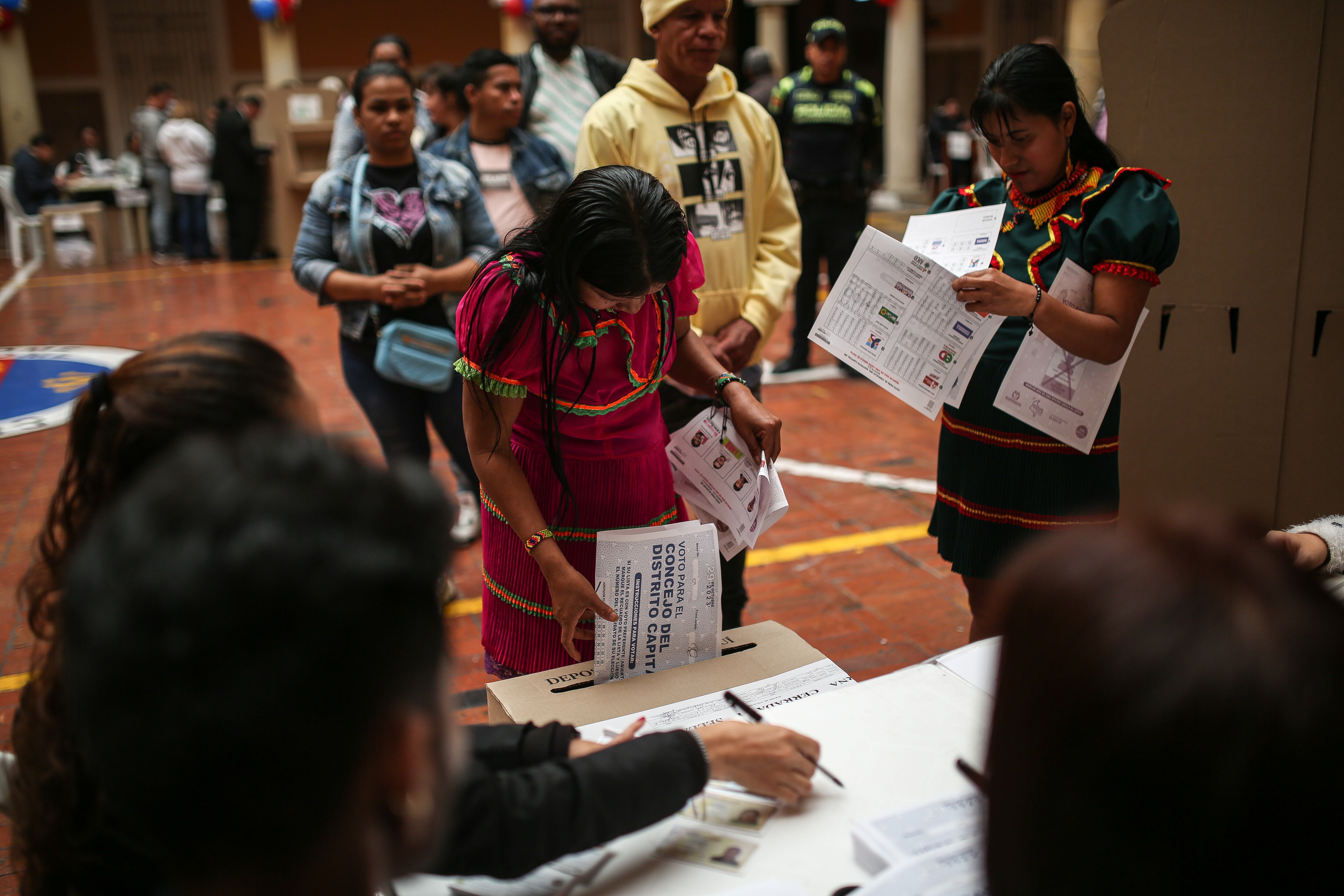 Elecciones, votaciones, Voto Indigena