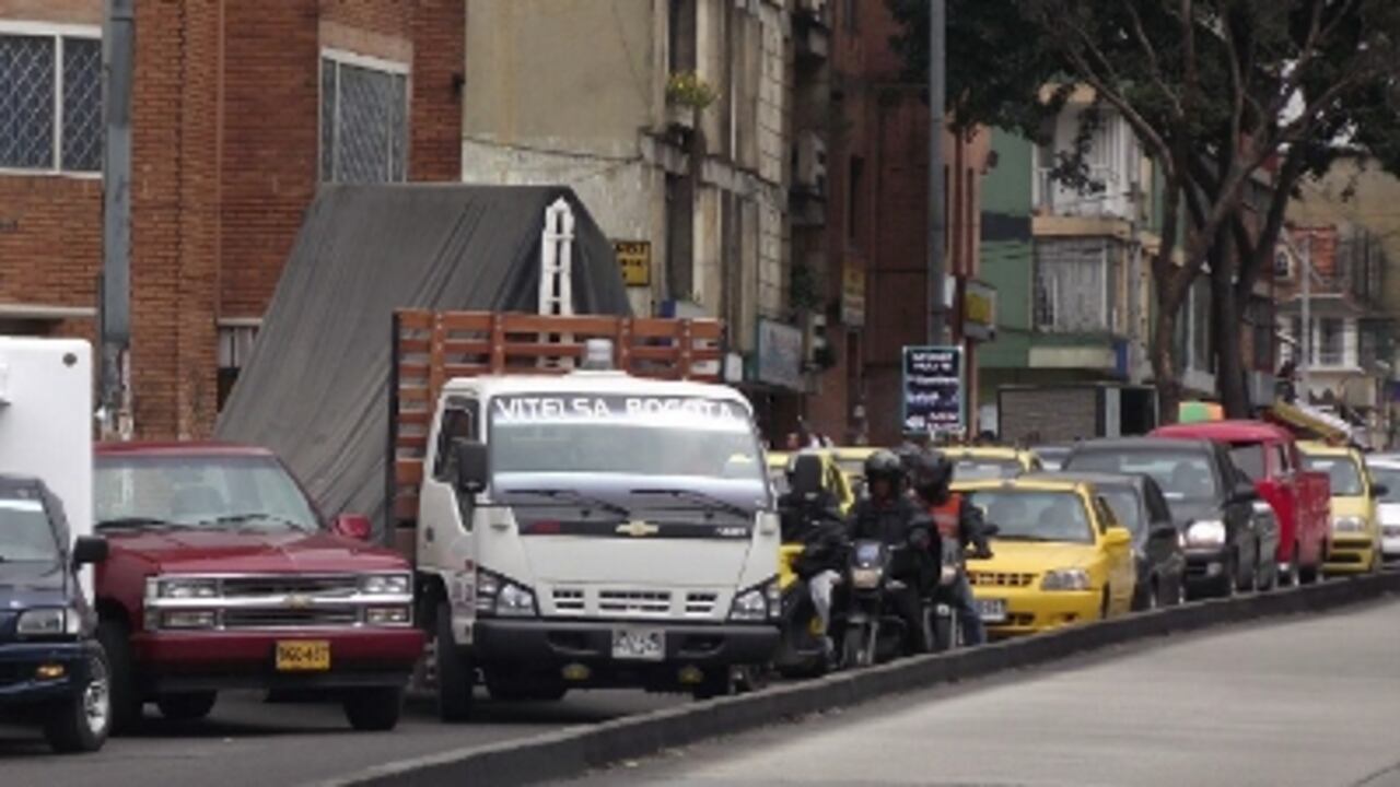 Esta escena se ve a diario en Bogotá.