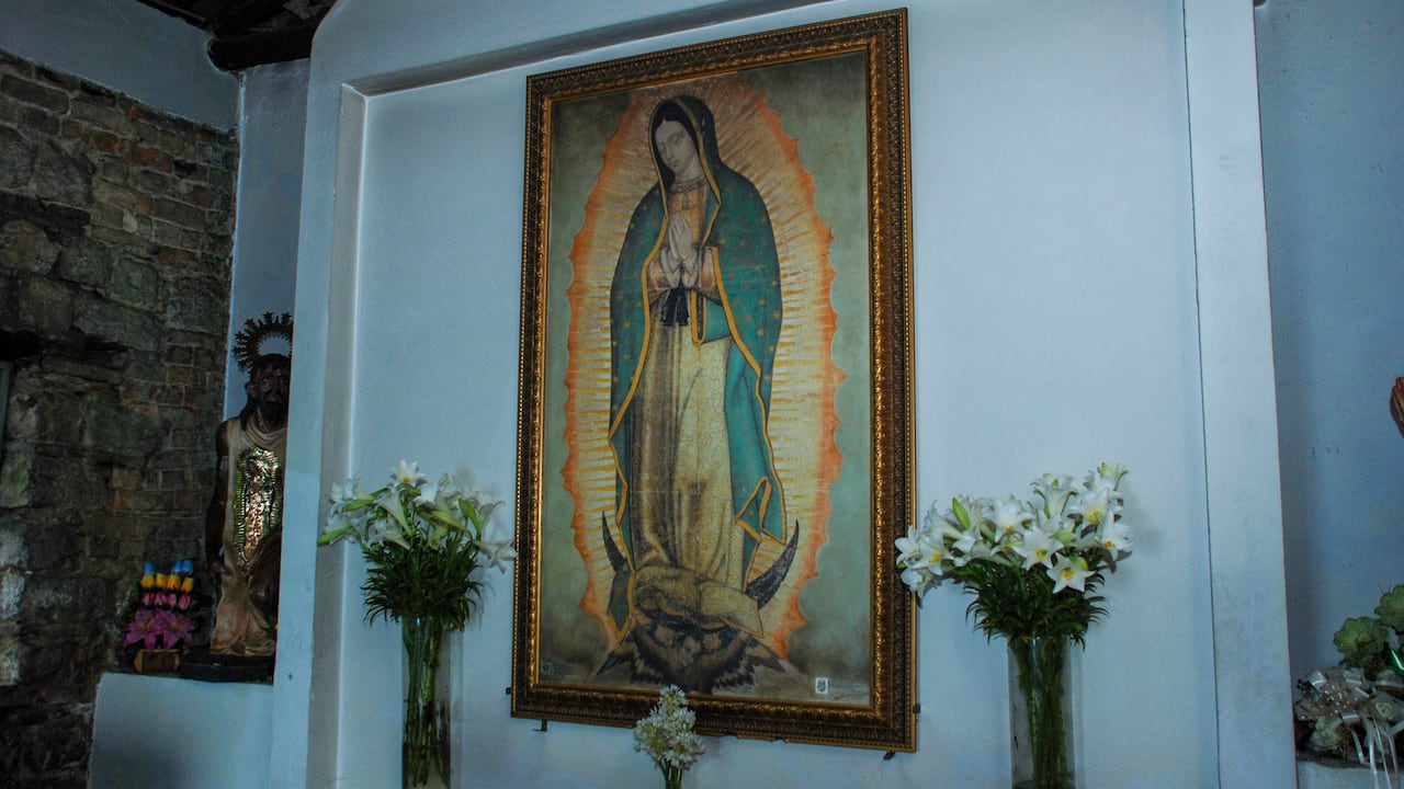 La Virgen de Guadalupe tiene una gran importancia en ciertos lugares de Colombia.