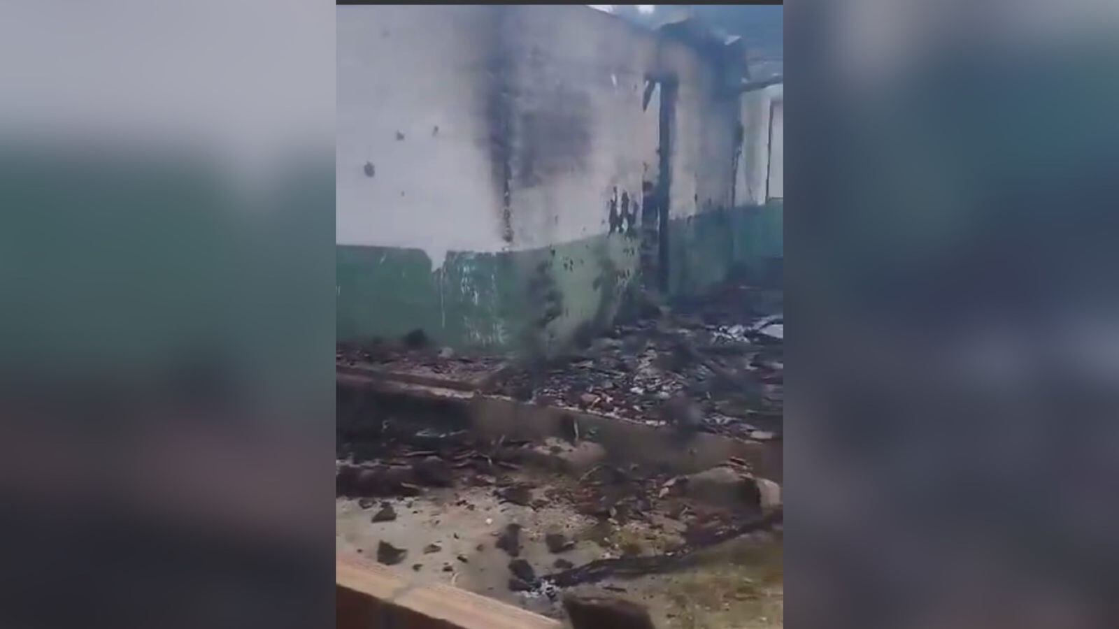 En la vivienda atacada vivían dos personas.