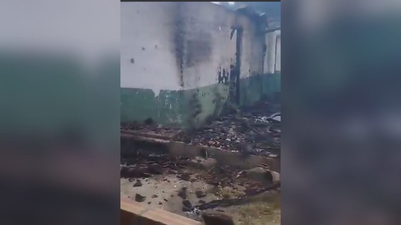 En la vivienda atacada vivían dos personas.