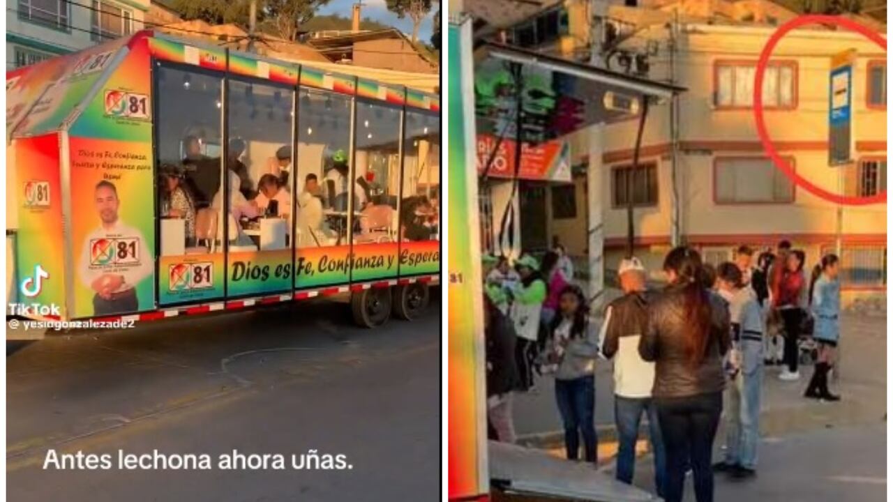 Candidato a edil ofrece manicure a los ciudadanos.