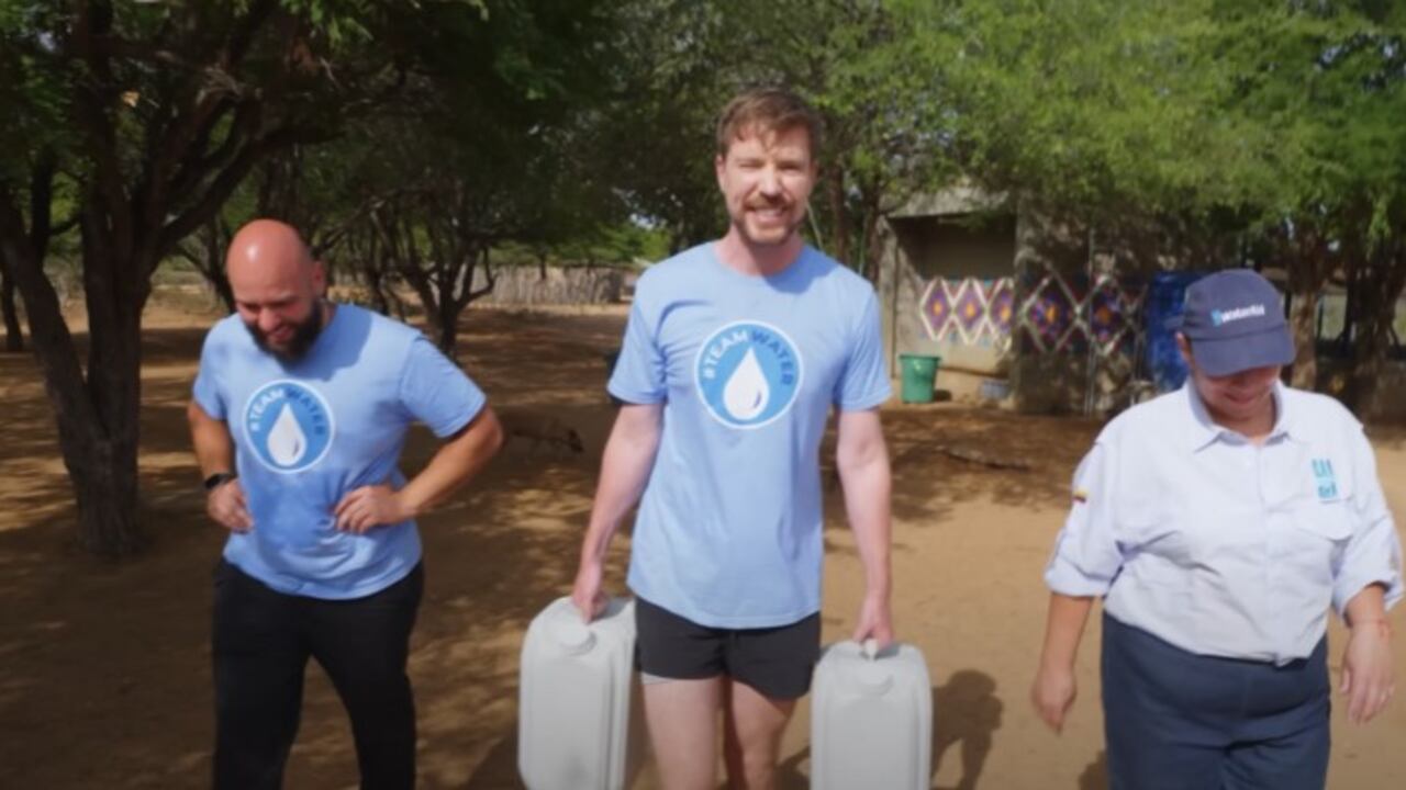 Mr. Beast llegó a La Guajira