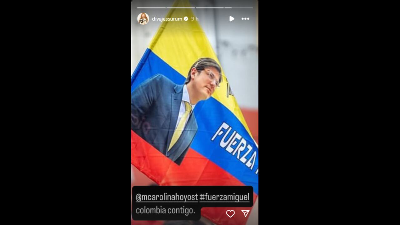 Miguel Uribe Turbay recibió mensaje de Diva Jessurum