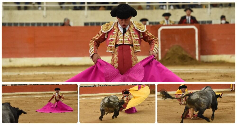 Anderson Sánchez, novillero de Bogotá. Puente Piedra, Bogotá, 22 de enero de 2022.