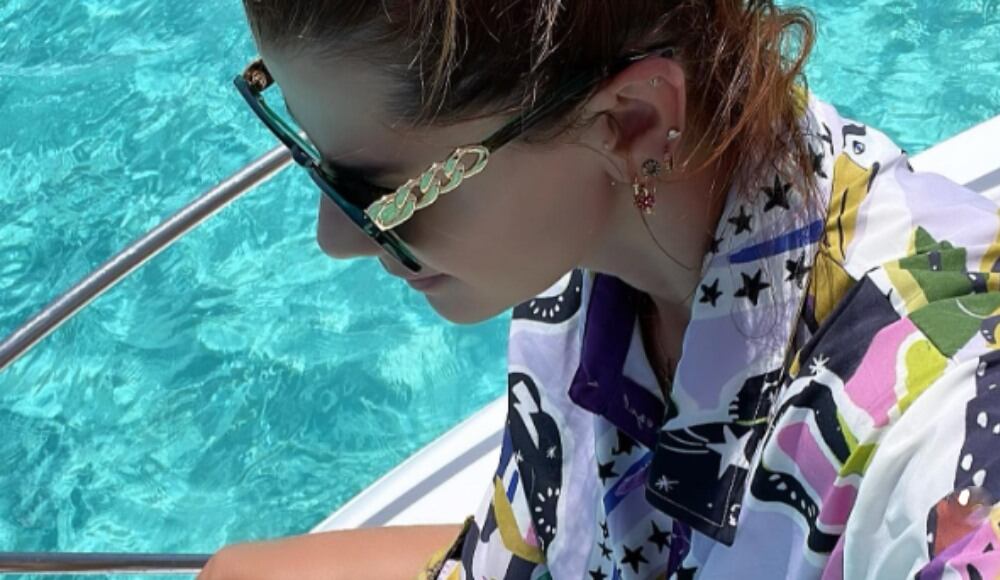 La presentadora disfrutó de un espacio con su pareja sentimental.