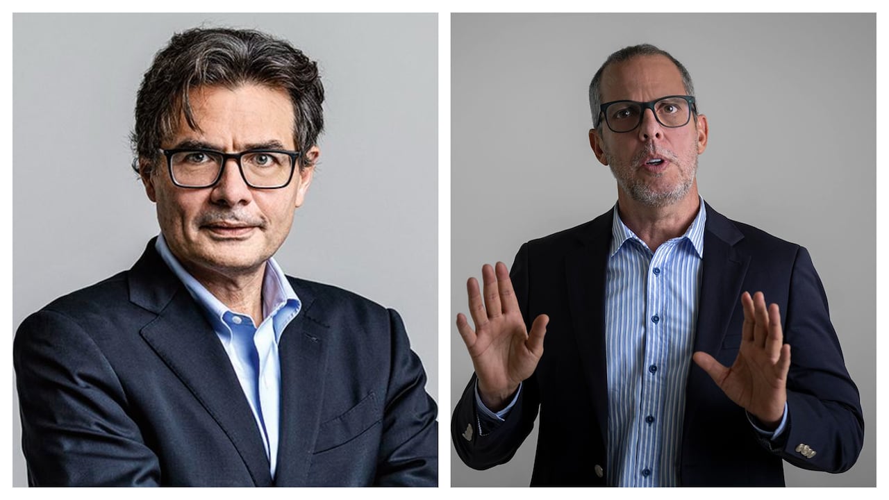 Alejandro Gaviria y Alfredo Saade.