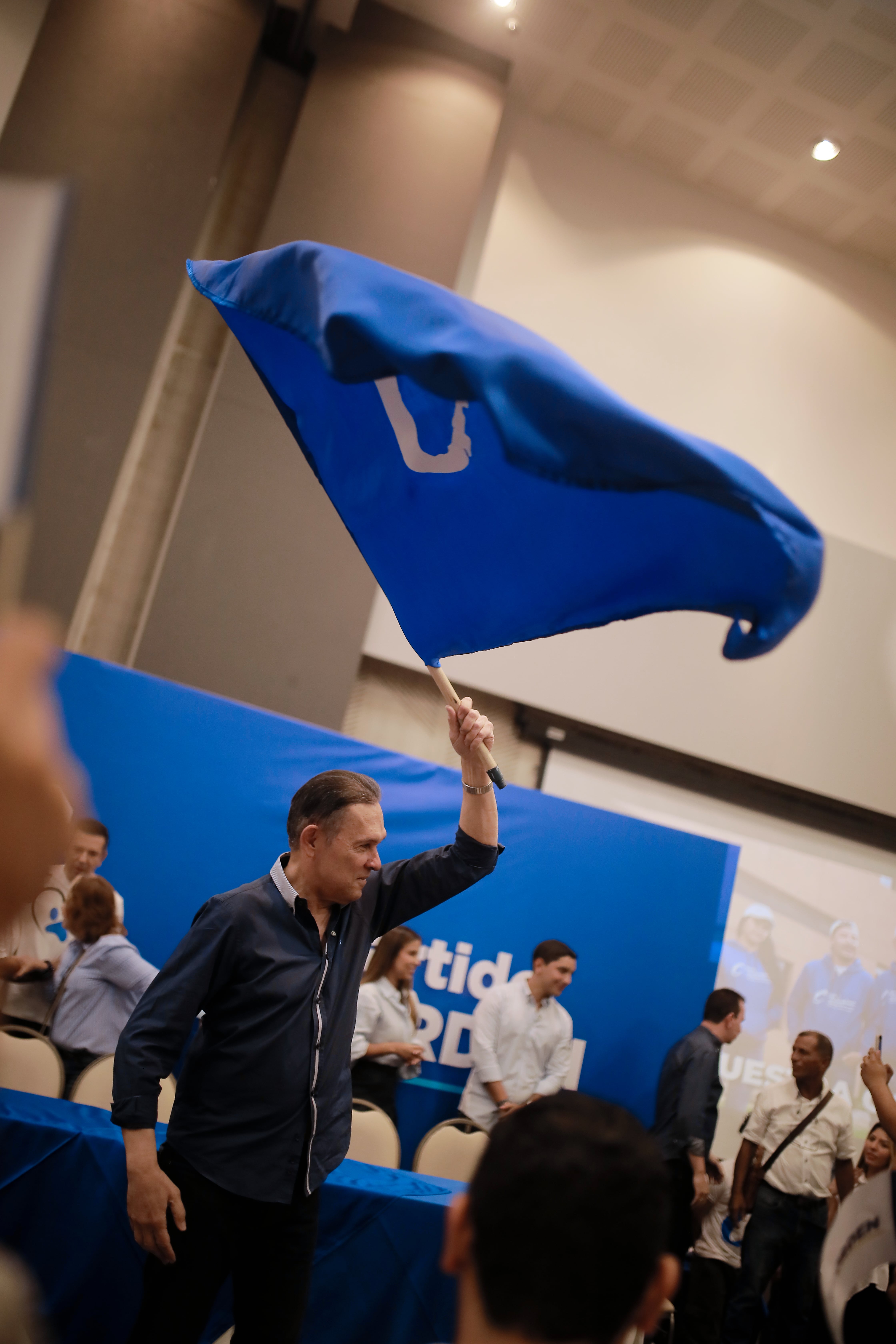 Efraín Cepeda durante la Gira Azul.