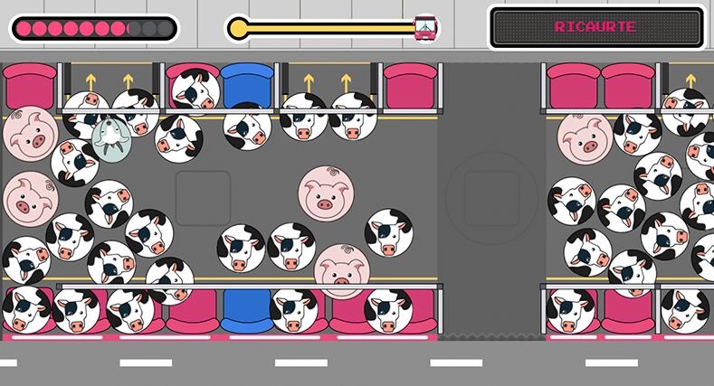 Un cabrón en transmilenio hace una parodia de lo que suele pasar en el sistema masivo de la capital.