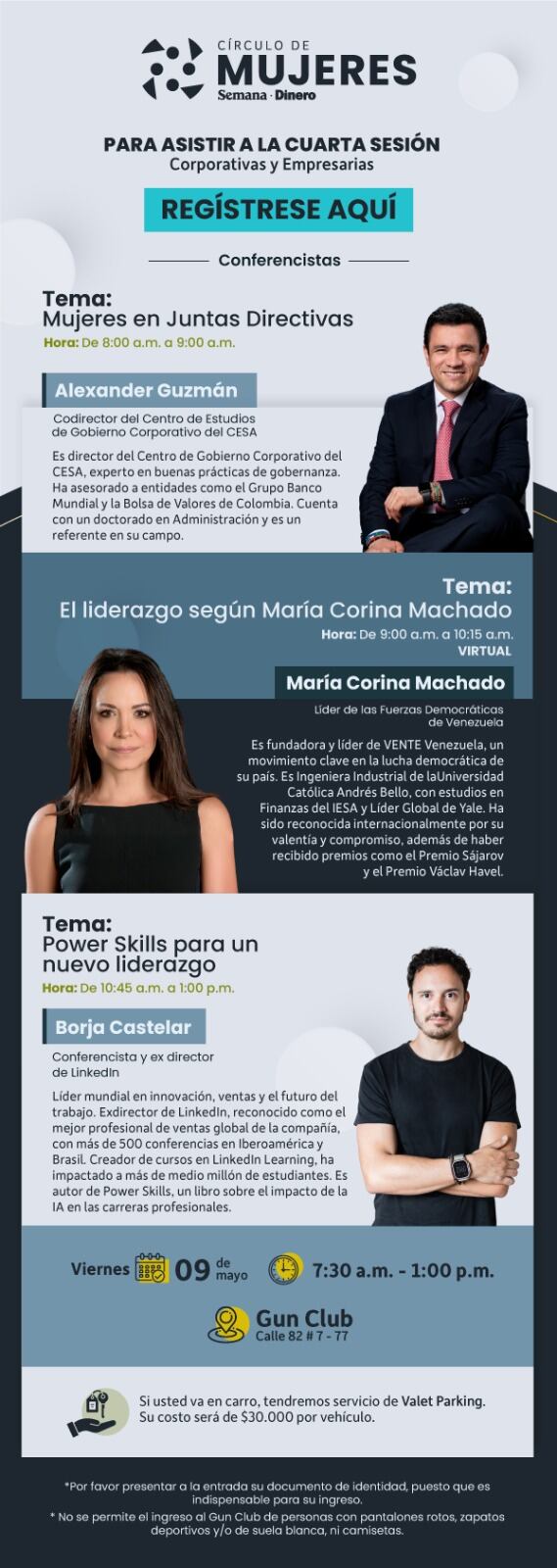 El Círculo de Mujeres tendrá como invitada especial a María Corina Machado