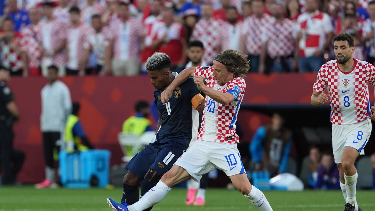 Luka Modrić vio acción contra Panamá.