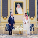 (Photo by Bandar AL-JALOUD / various sources / AFP) / RESTRICTED TO EDITORIAL USE - MANDATORY CREDIT "AFP PHOTO / SAUDI ROYAL PALACE/BANDAR ALGALOUD" - NO MARKETING NO ADVERTISING CAMPAIGNS - DISTRIBUTED AS A SERVICE TO CLIENTS