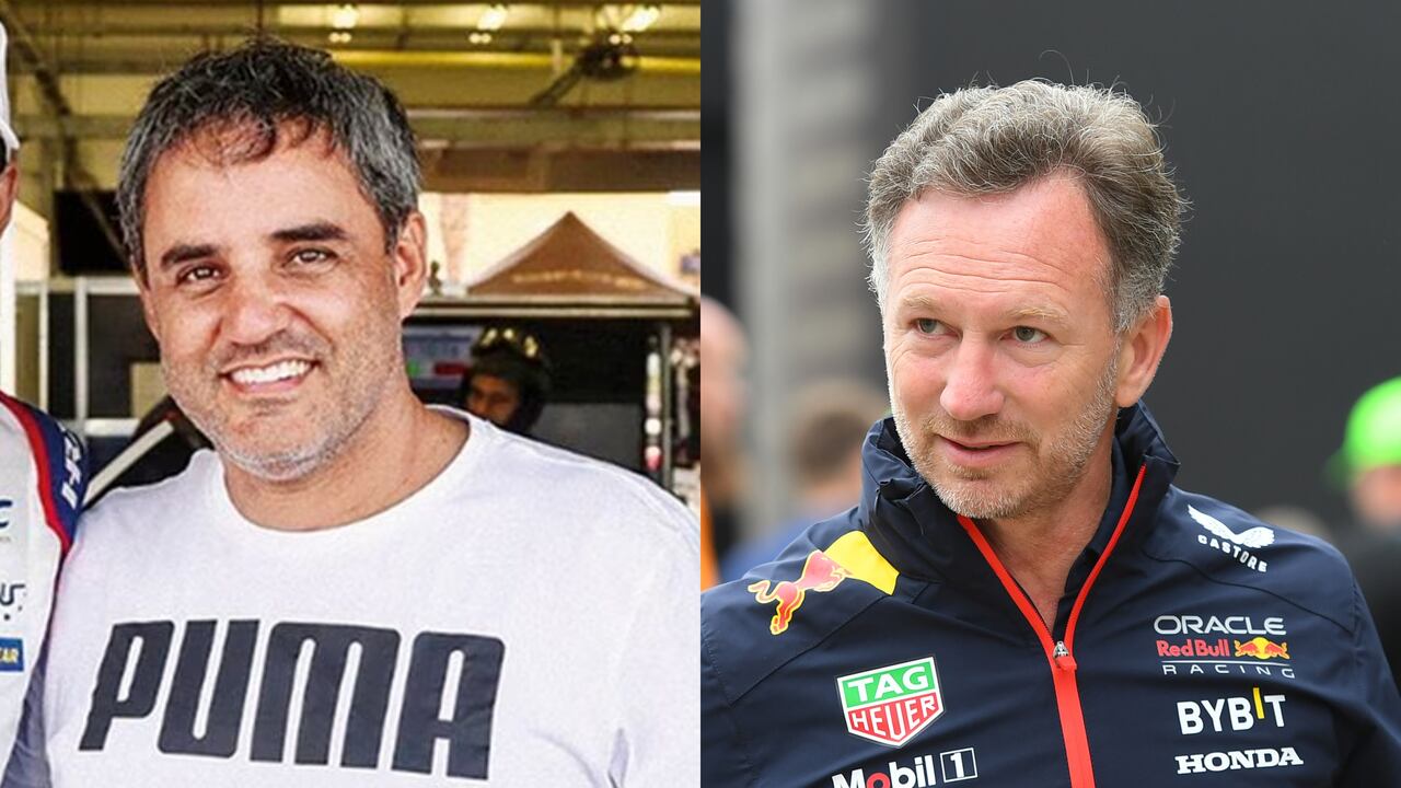 Juan Pablo Montoya y Christian Horner.