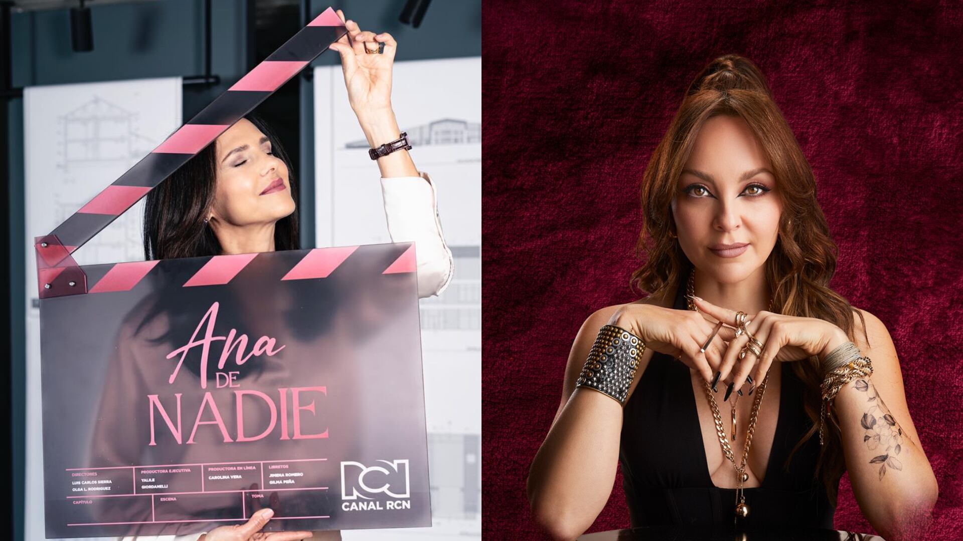 Paola Turbay es la protagonista de "Ana de Nadie". Por su parte, Carolina Gómez es la antagonista en "Ventino".