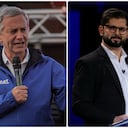 José Kast y Gabriel Boric, candidatos a la presidencia de Chile.