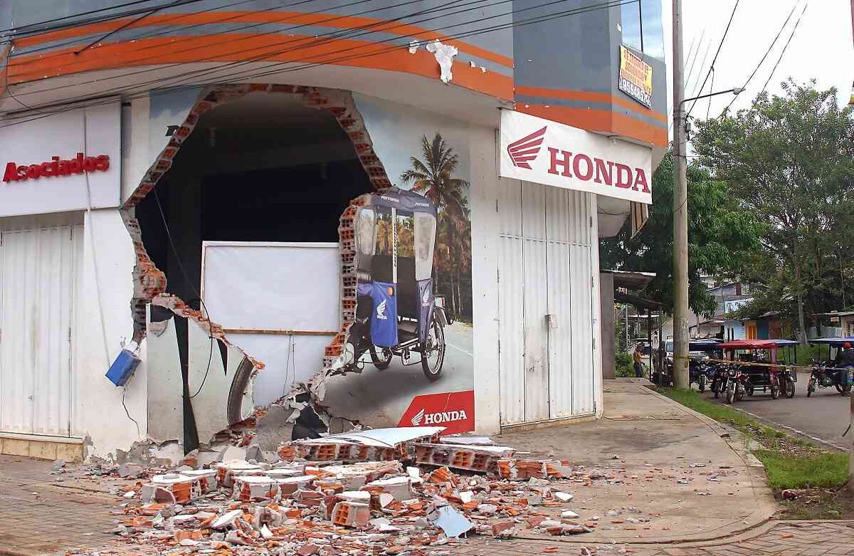 El movimiento telúrico tuvo una profundidad de 110 kilómetros. Foto: AFP