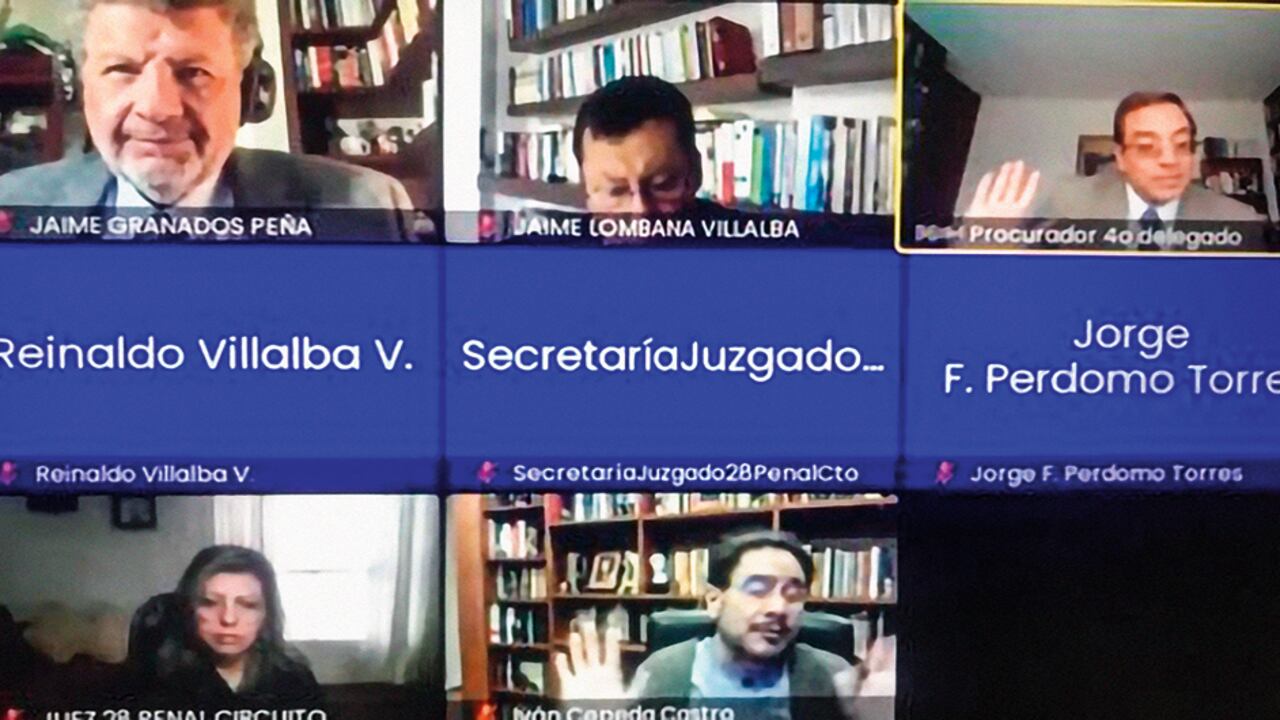 Audiencia virtual y de preclusión en favor del expresidente Álvaro Uribe. Aquí, la intervención de la Procuraduría.