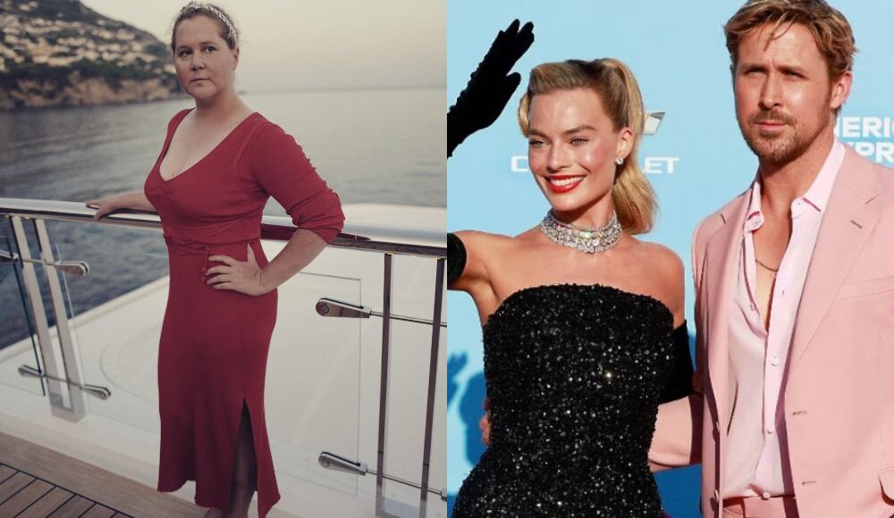 Amy Schumer fue la primera opción para Barbie. Fotos: Instagram y AFP