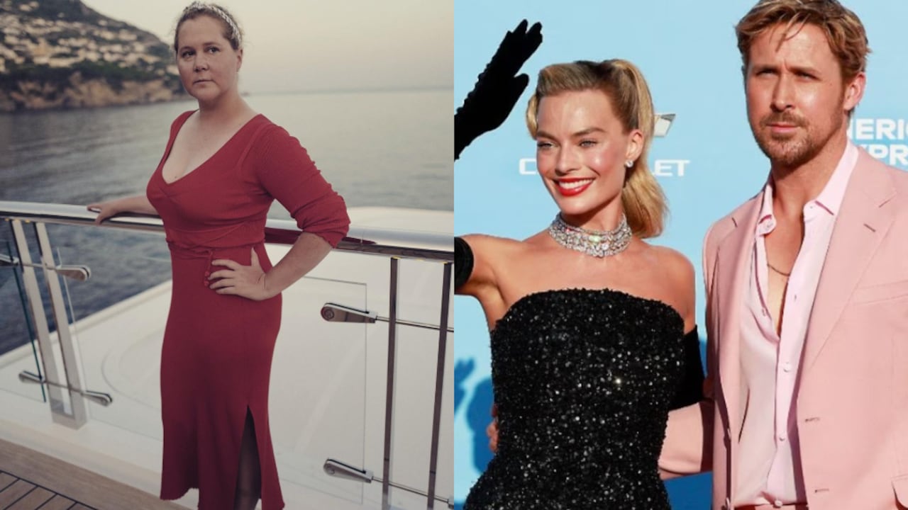 Amy Schumer fue la primera opción para Barbie. Fotos: Instagram y AFP