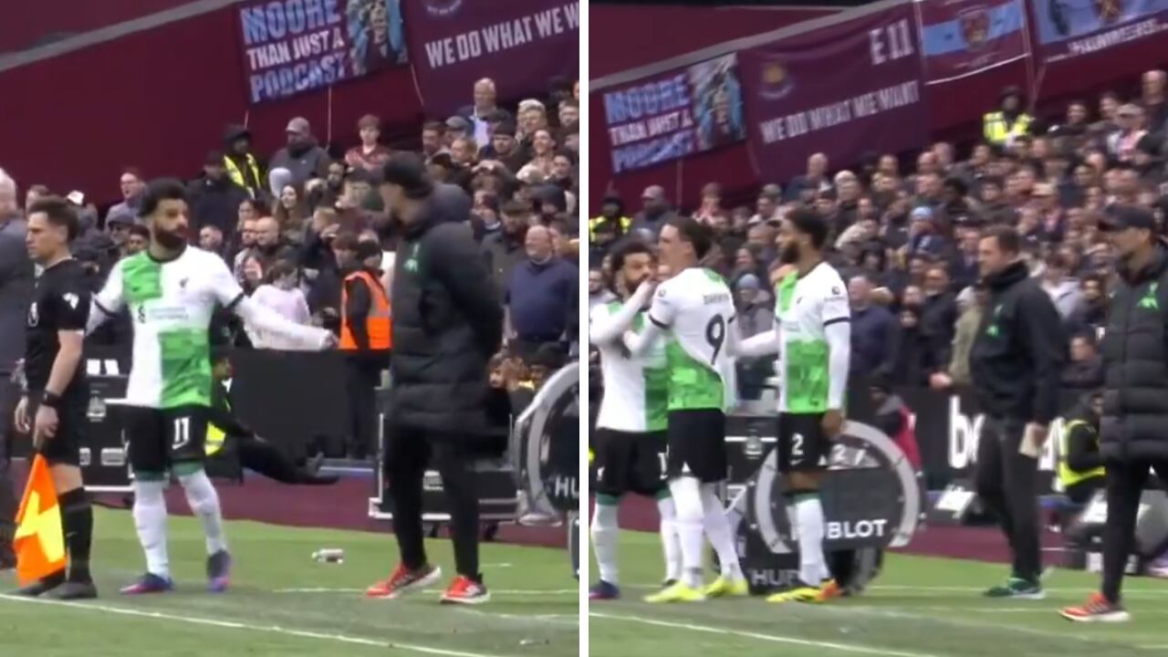 ‘Pelea’ entre Mohamed Salah y Jürgen Klopp en Liverpool