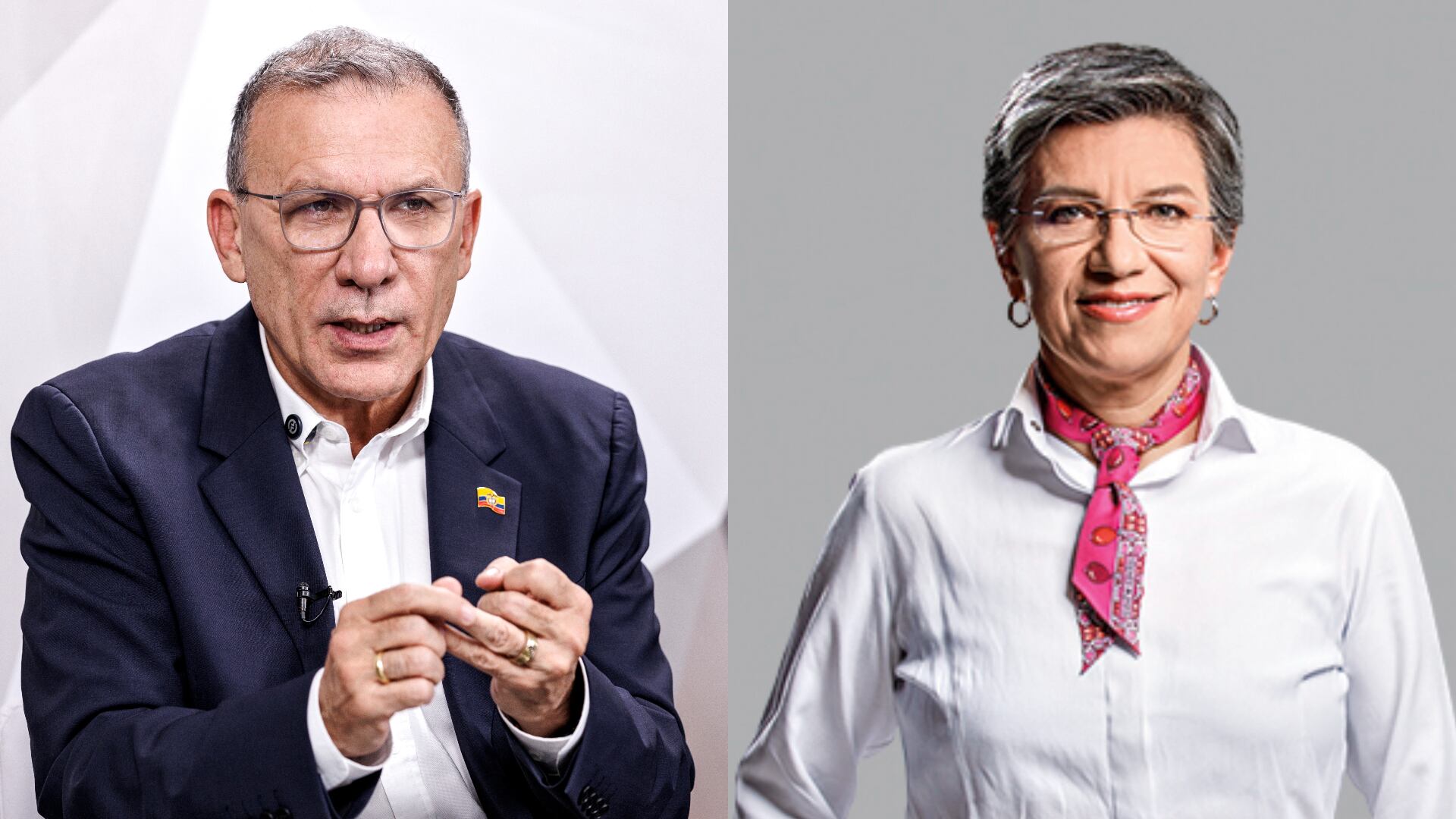 Roy Barreras y Claudia López.