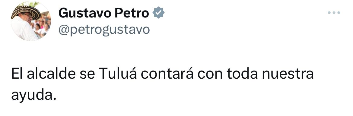 Trino presidente Gustavo Petro