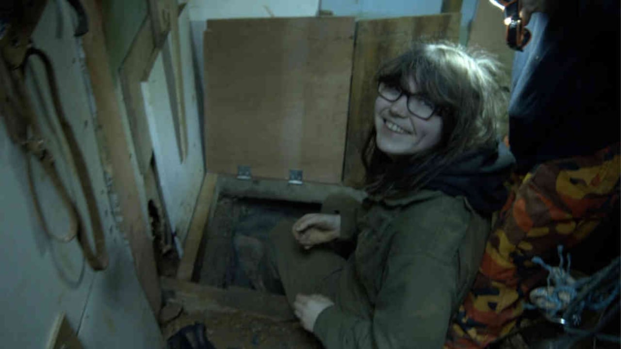 Blue Sandford, activista británica de 18 años. Foto: MILLIE BOARDMAN / HS2 REBELLION / AFP