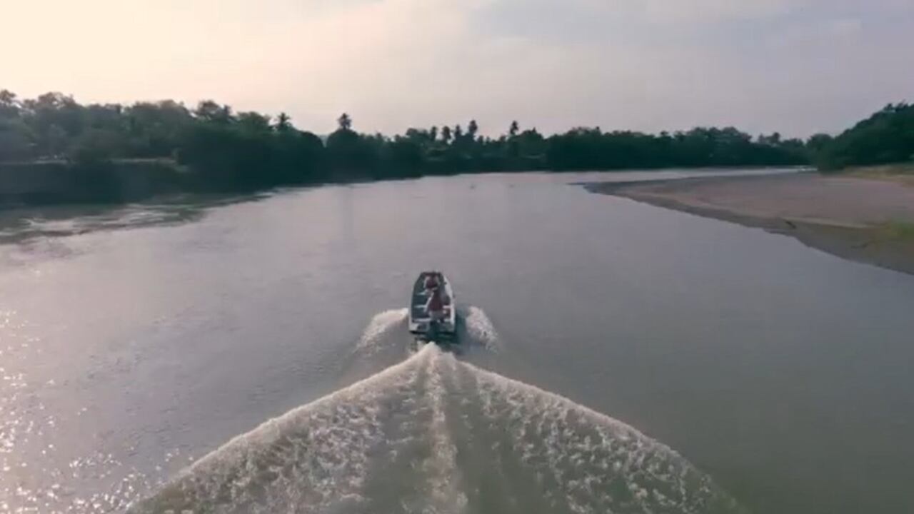Río Sinú en Santa Cruz de Lorica.