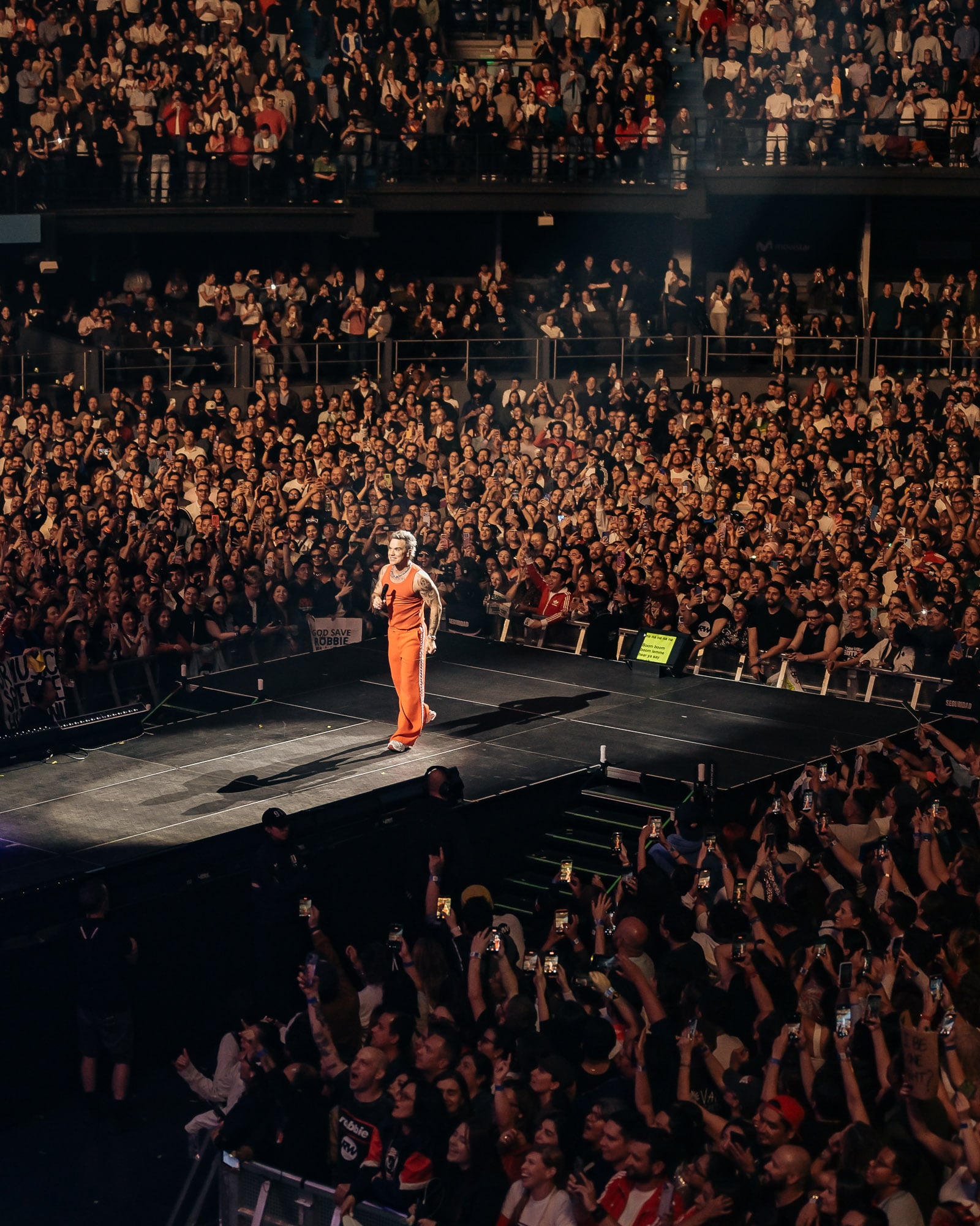 Robbie Williams, Movistar Arena de Bogotá, sept 20, 2026