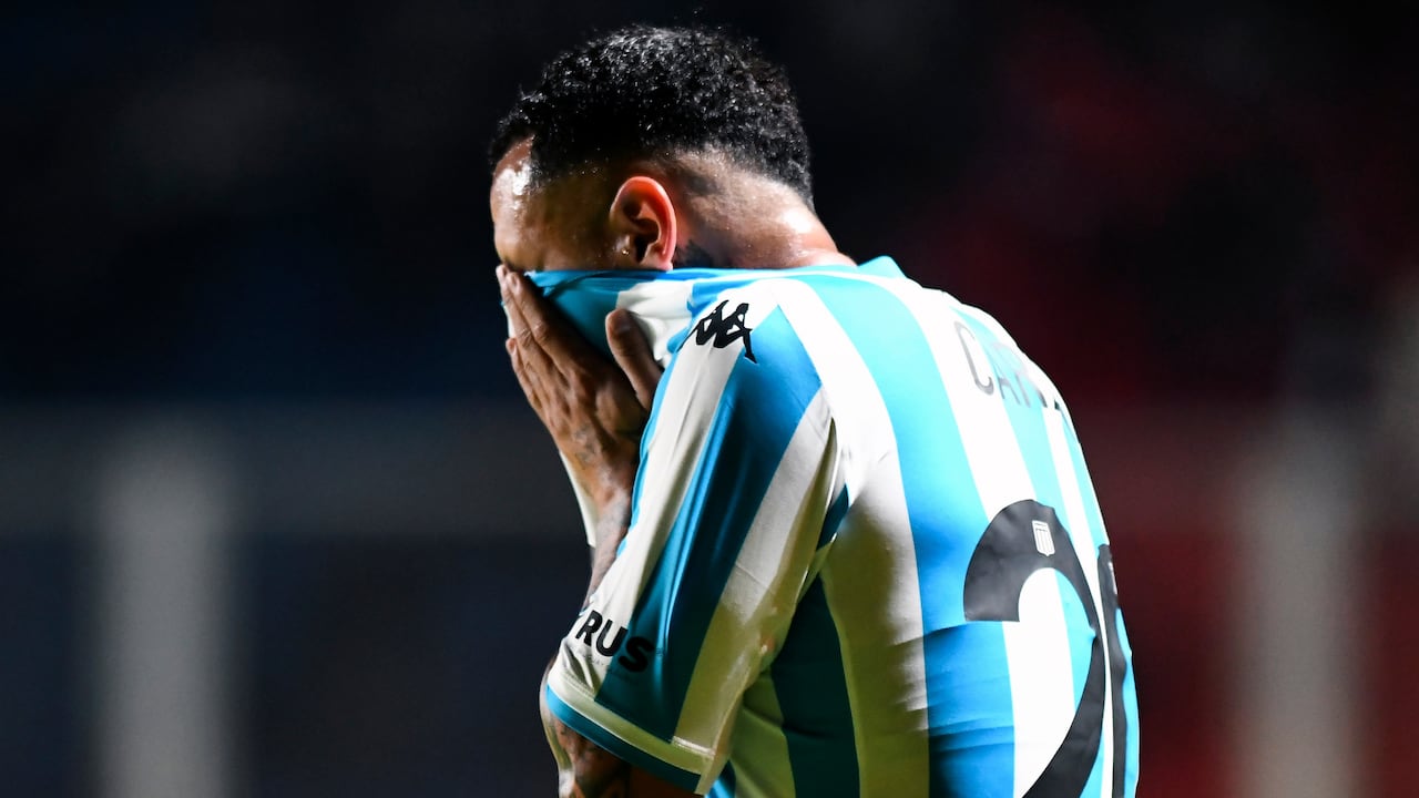 El colombiano no ha logrado los mejores resultados en su temporada con Racing.