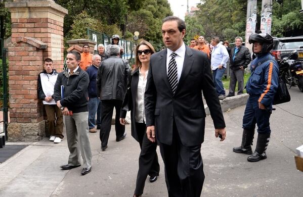 Jorge Alfredo Vargas y su esposa Inés María Zabaraín.