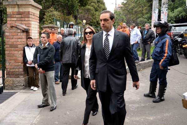 Jorge Alfredo Vargas y su esposa Inés María Zabaraín.