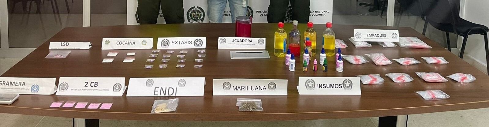 Droga incautada en Cartagena