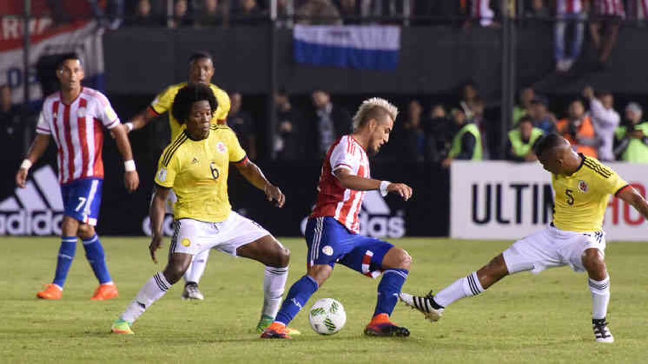 Colombia y Paraguay se enfrentaron hace un año por eliminatorias. Fue victoria de Colombia en el Defensores del Chaco de Asunción.