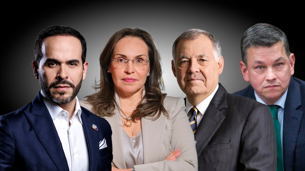 Abelardo De La Espriella, Viviane Morales, Alejandro Ordóñez y Carlos Ramiro Chávarro.