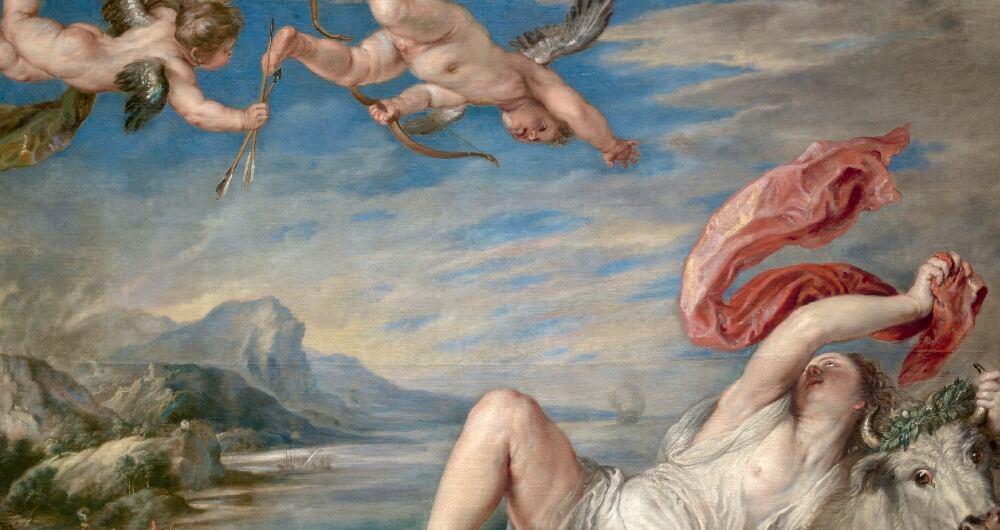 El rapto de Europa de Tiziano.